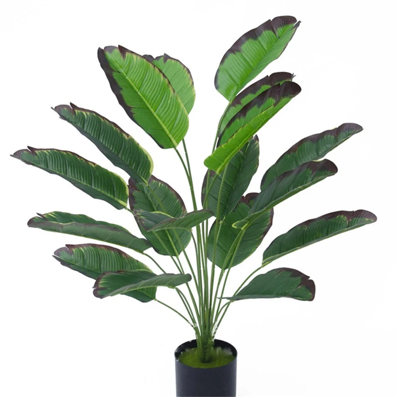 

Artificial Plants Banana Tree Palm Tree Tropical Fake Treen Plant Potted Green Leaf Wedding Party Home Garden Outdoor Decoration