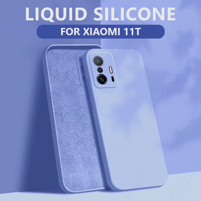 Жидкий силиконовый чехол для Xiaomi 11T Mi 10T Lite Redmi Note 10 9 8 Pro 5G 9s 9A 9T Poco X3 NFC GT M3