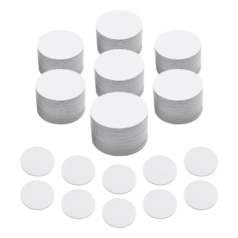 

10 шт. N-TAG 424 ДНК-карта 25 мм NFC-карта для монет NFC белая карта расширенная безопасность и конфиденциальность для Trusted IoT приложений TAG424DNA