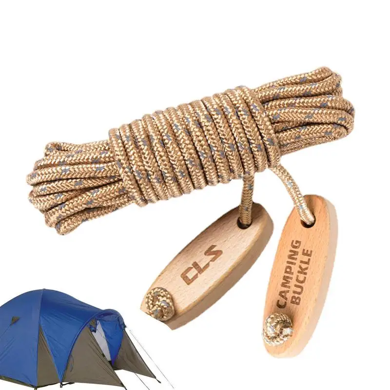 

Camping Rope Sturdy And Durable Paracord Reflective Utility Parachute Cord Tent Accessory For Camping Tent Outdoor Packaging