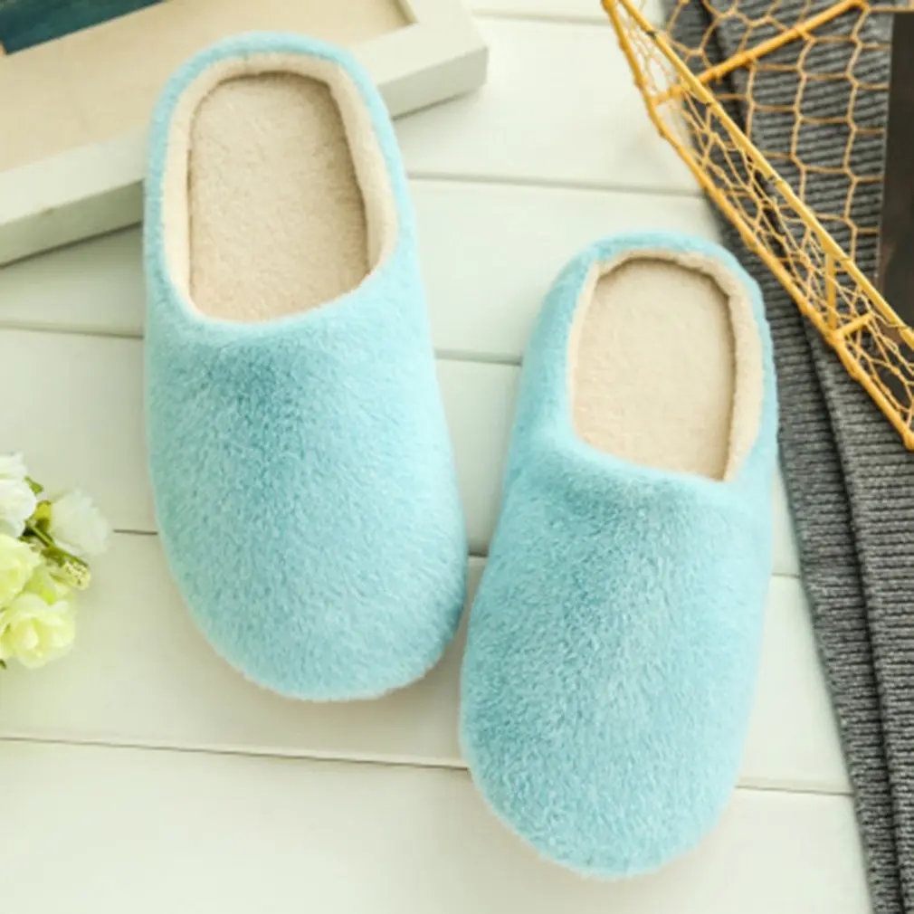 

Comfortable Anti-Slip Sole Warm Soft Cotton Home Indoor Slippers Women Slippers Winter Slippers