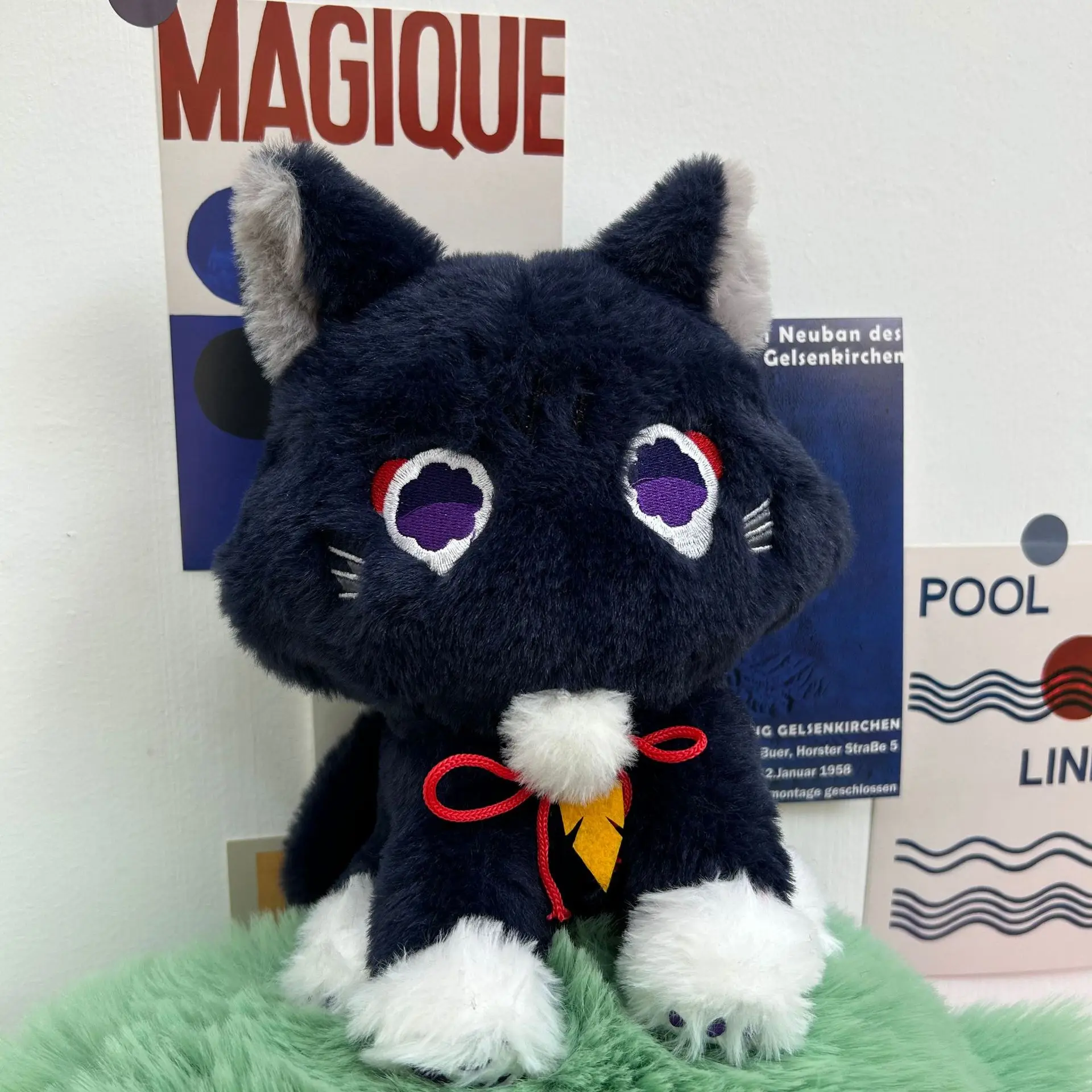 

Anime Scaramouche Cat Cute Plush Doll 22cm Genshin Impact Wanderer Pet Cosplay Stuffed Pillow Toy Birthday Gift