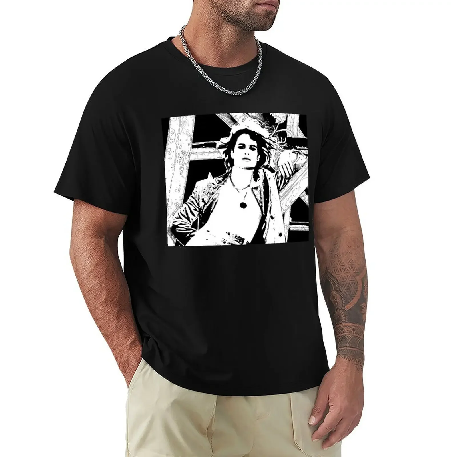 Гламурная футболка с короткими рукавами одежда больших размеров мужские высокие