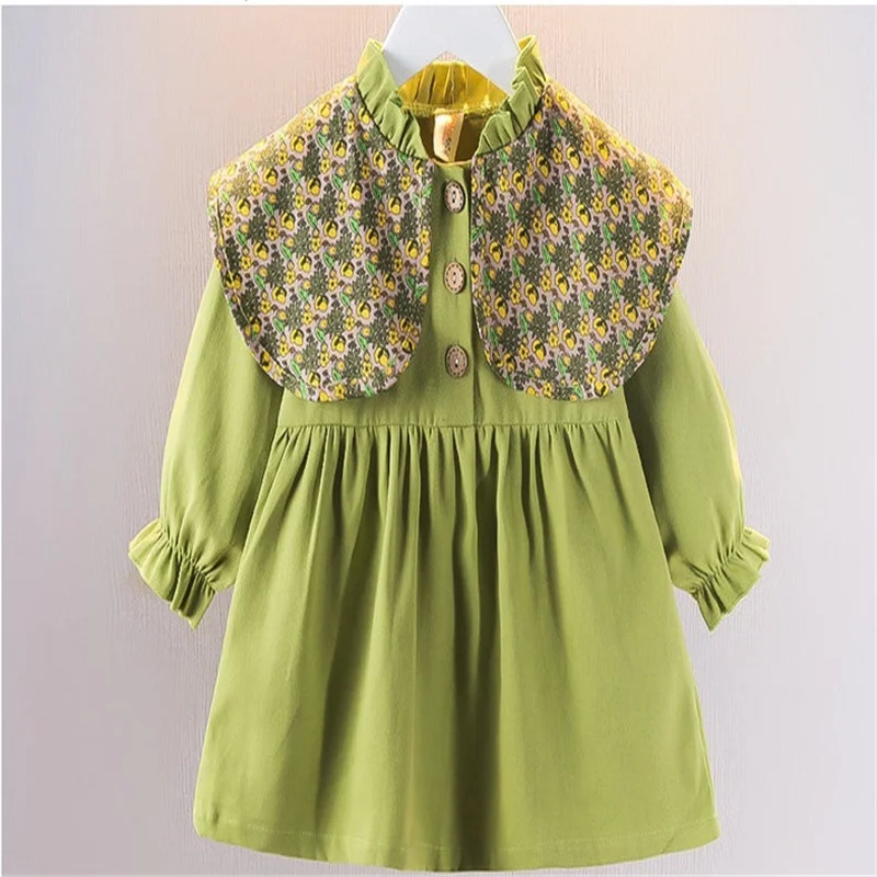 

baby Girls' autumn dress new western-style children's fashionable princess dress kid's clothes girl
