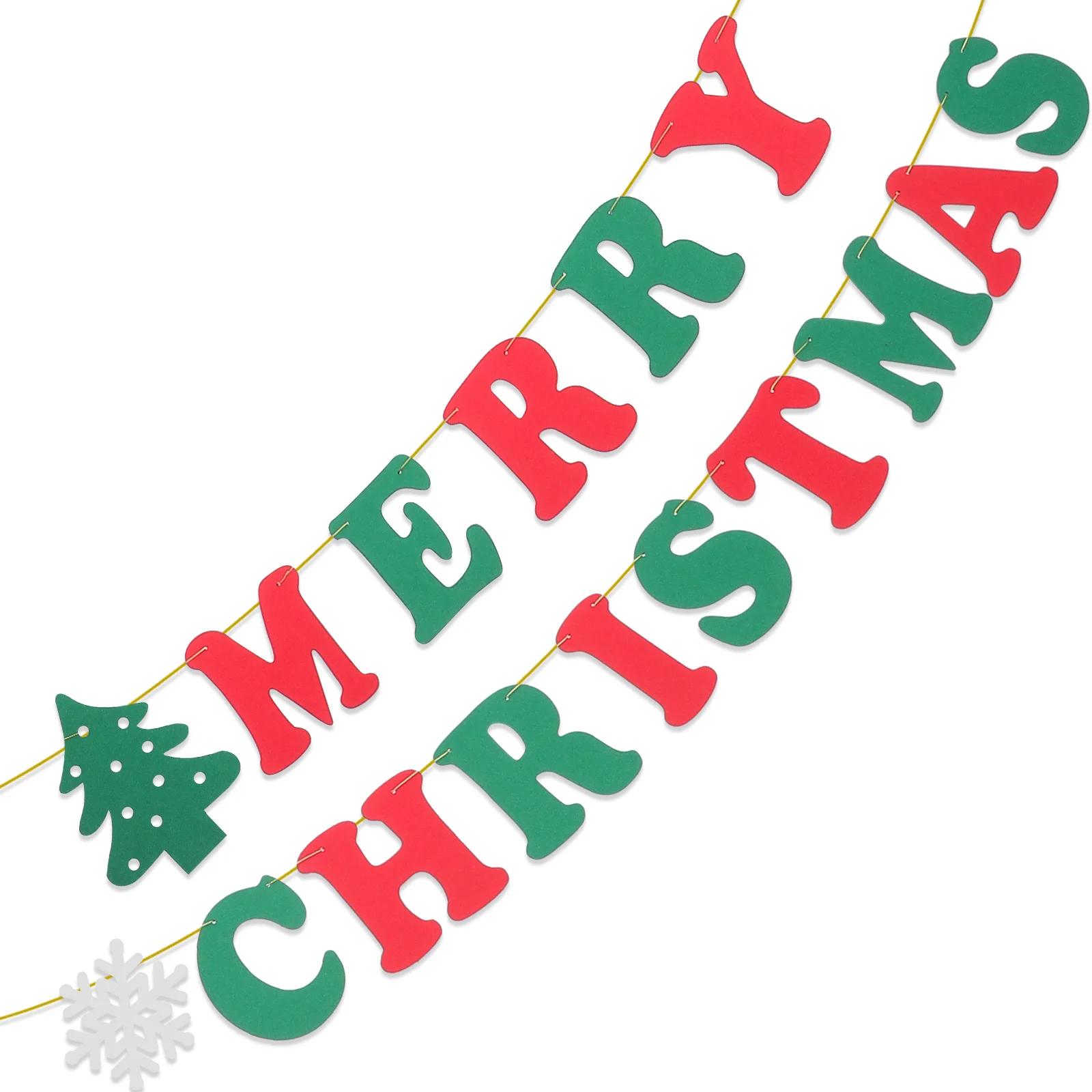 

Christmas Banner Bunting Banners Merry Fireplace Decor Partyhanginghome Inside Decorations Decoration Paper Favor Flags Wall