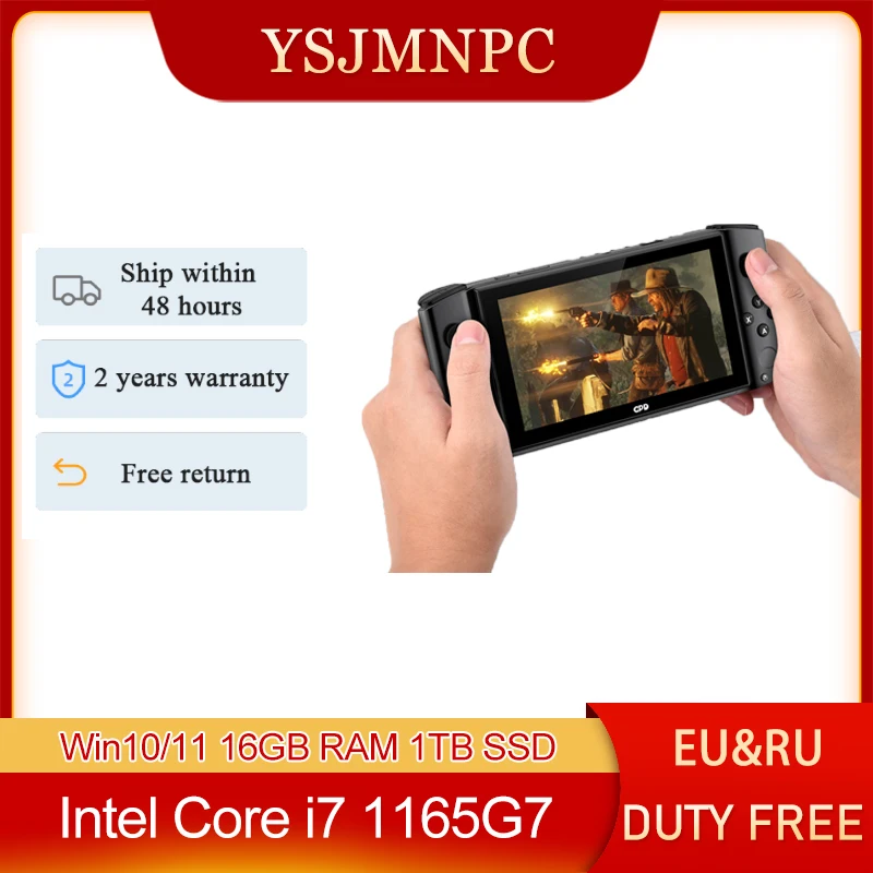 Mini PC Gaming Laptop GPD WIN3 Intel I7 1165G7 5.5Inch Handheld GamePad Tablet WIN10 Systerm Pocket Laptop Game Player Console