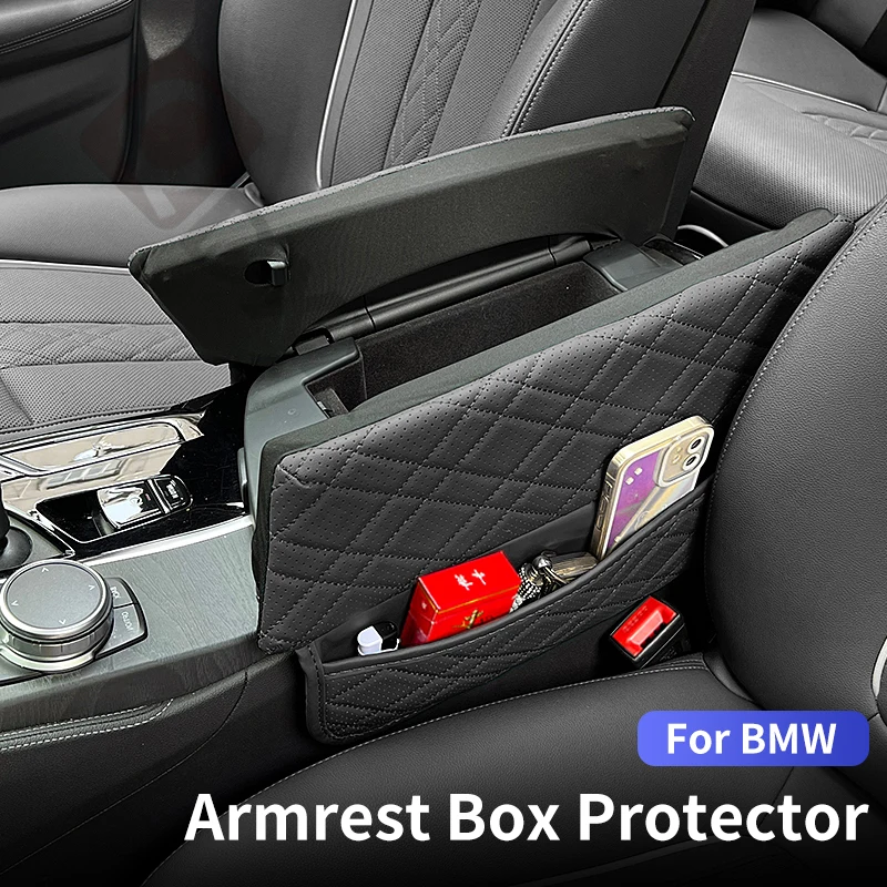 Автомобильный центральный подлокотник сумка для хранения BMW G30 G38 F10 F11 F15 F16 G05 G06