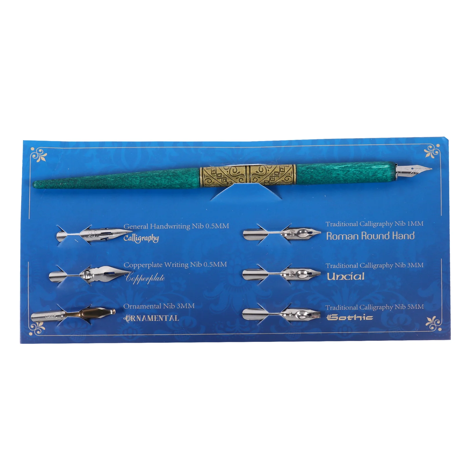 

Wooden Dip Pen Country Stuff Calligraphy Starter Kit Pens Aluminum Alloy Student Supplies