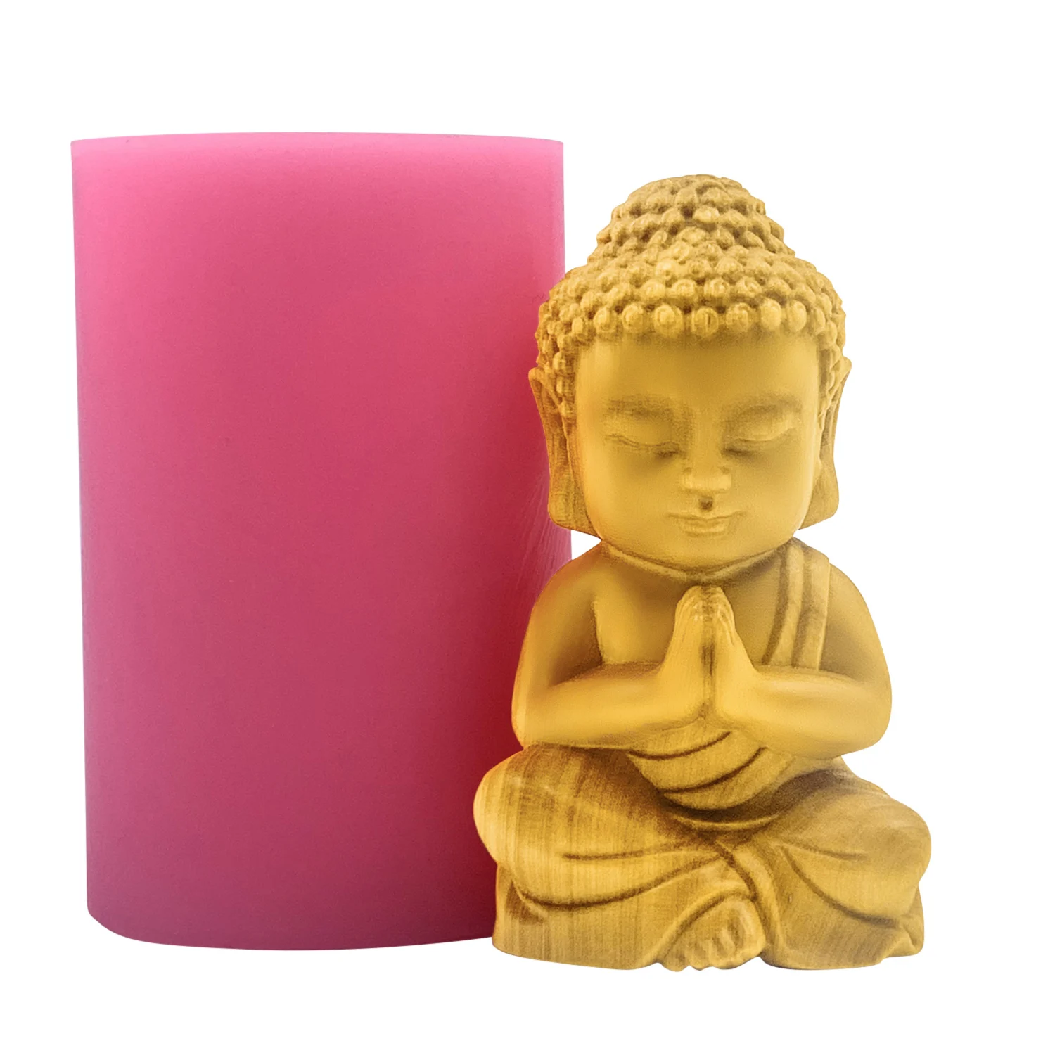 

Силиконовая форма в виде Будды для свечей, создание гипсовых поделок