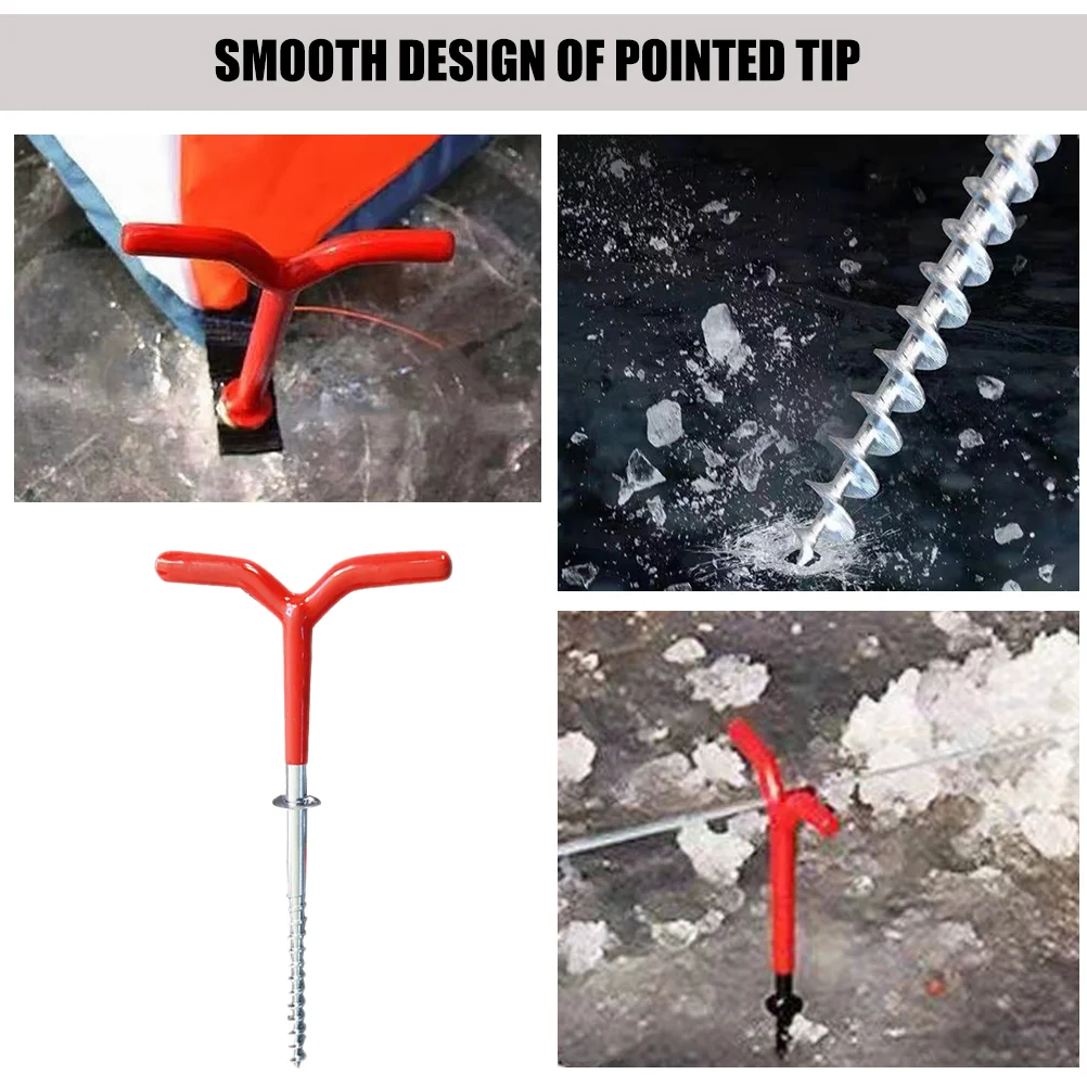 4 шт. рыболовная палатка аксессуары для ледяной дрели пляжные колышки кемпинга