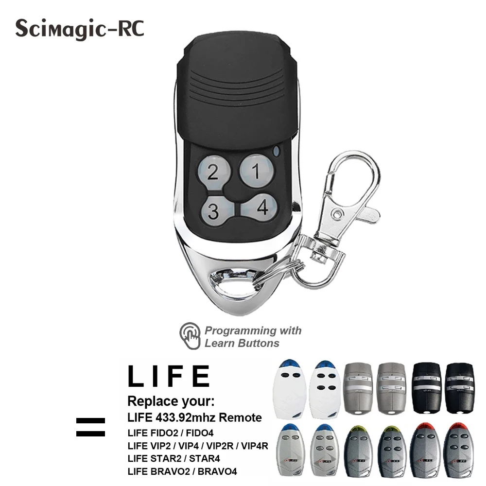 Пульт дистанционного управления гаражной дверью прокатный код для LIFE FIDO2 FIDO4 VIP2