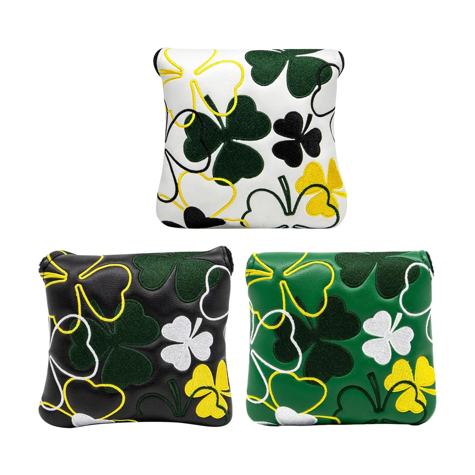 

Durable Golf Mallet Putter Head Cover Protection Sleeve PU Golf Club Headcover for Women Men Golfers Outdoor Sports