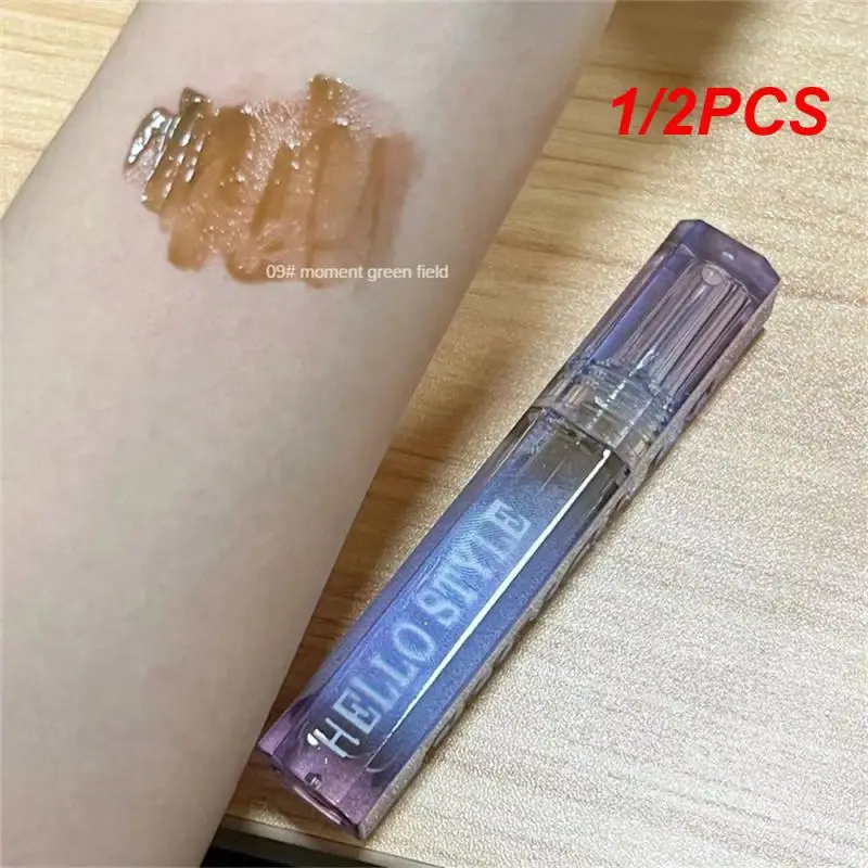 

1/2PCS Water Light Non-stick Cup Lip Gloss High Color Rendering Degree No Fading Lip Gloss Lip Makeup Moisturizing Lip Gloss