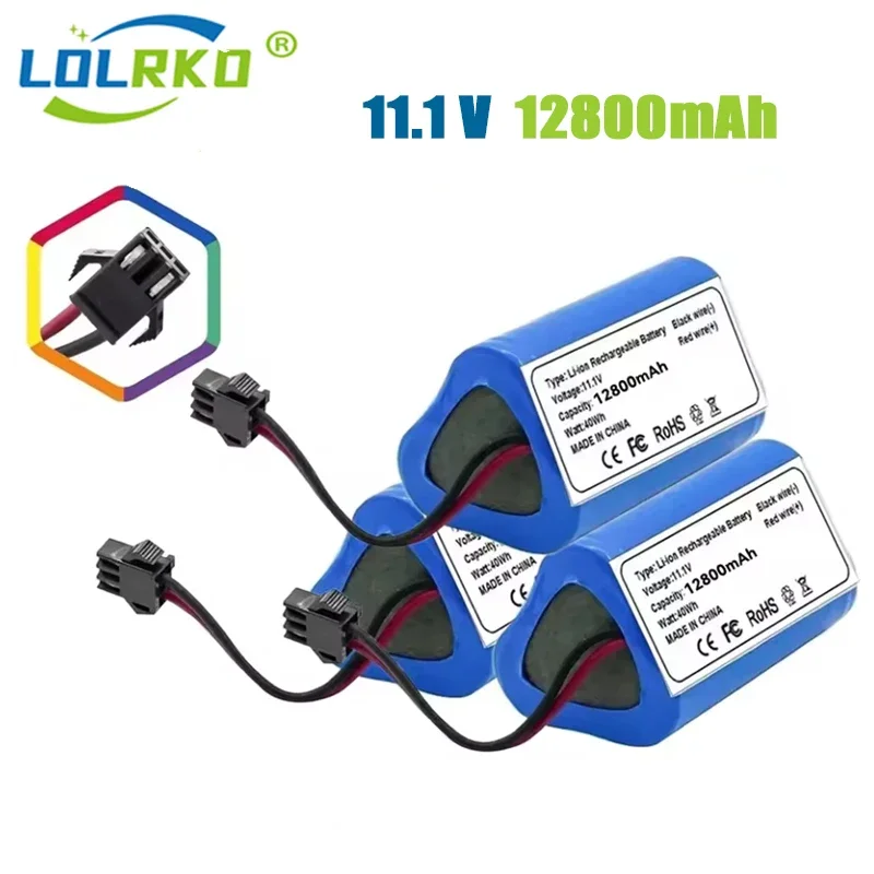 Аккумулятор 11 1 В 12800 мАч для Lefant M501A CECOTEC CONGA 890 Slim робот-пылесос 10 8 часть