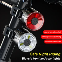 0 66w mountain bike waterproof taillight night cycling seatpost 200lm 3 modes rear lamp bicycle lighting accessories