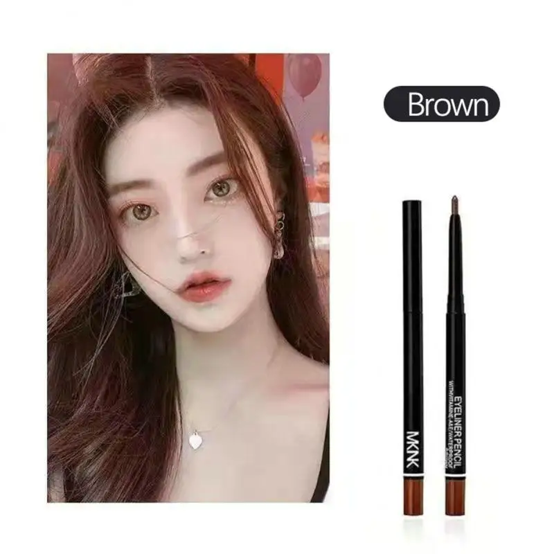 

1~5PCS Automatic Rotation Eyebrow Pencil Waterproof And Sweat Proof Eyeliner Pencil Black Brown Coffee Delineadores De Ojos