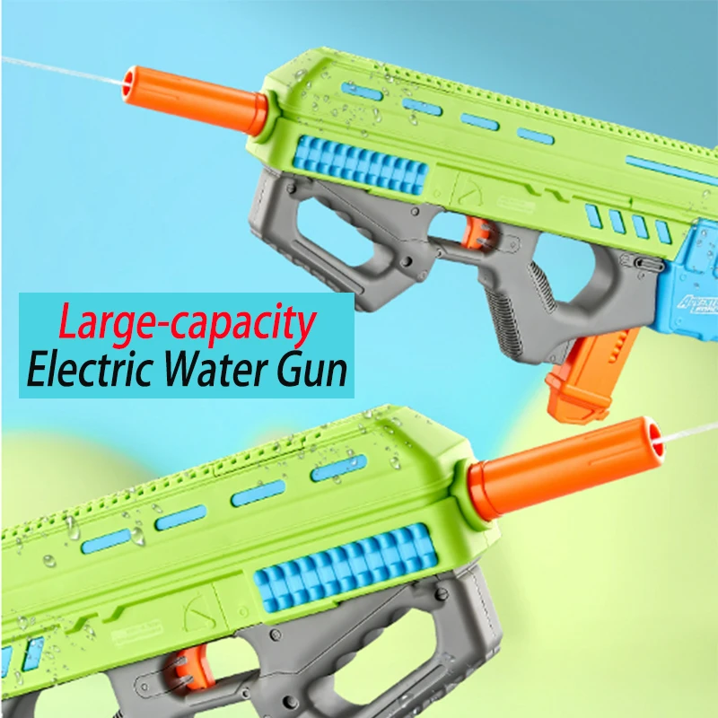 

Electric Water Gun Outdoor Beach Toys Kids Summer Beach Water Gun Seaside Natatorium Square Drifting Water Pistol Squirt Toys