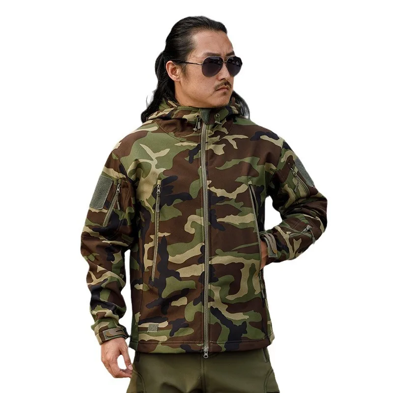 Походная куртка для мужчин новинка зимы 2024 Тактические Водонепроницаемые