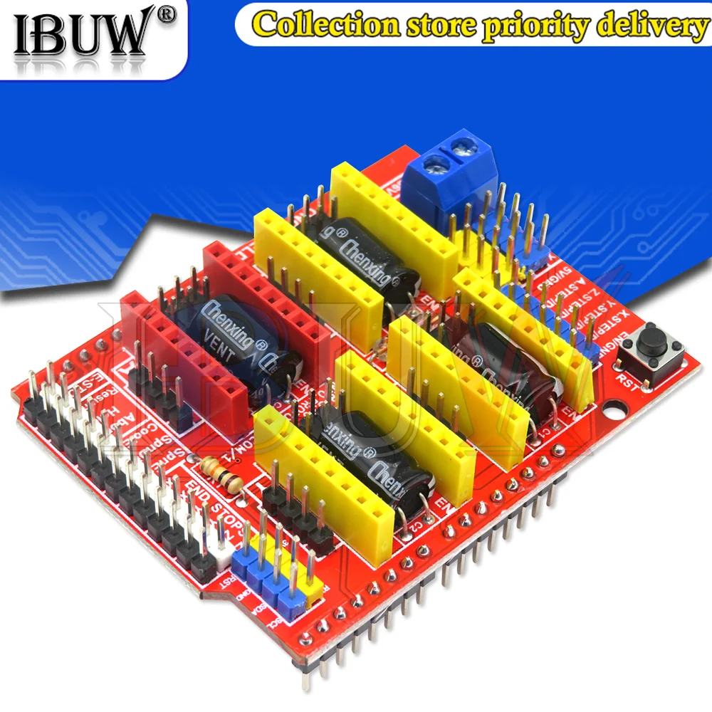 Гравировальный станок с ЧПУ Shield V3 V4 совместим нано 3 0/A4988 модуль платы расширения