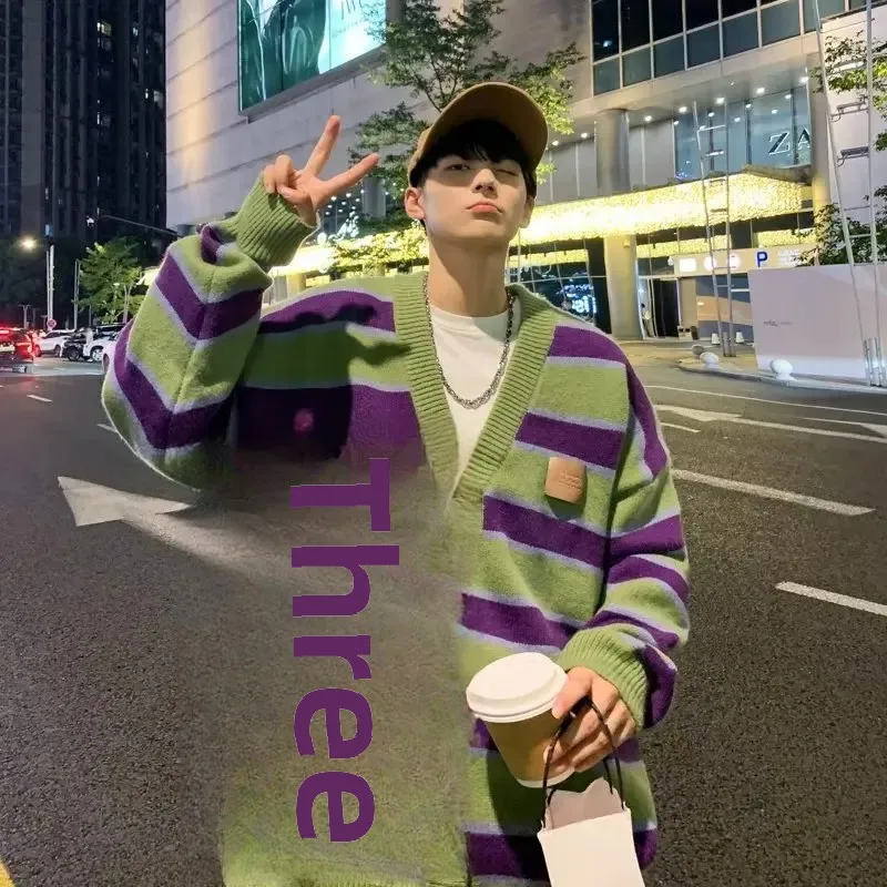 Винтажный вязаный свитер большого размера куртка-кардиган в консервативном