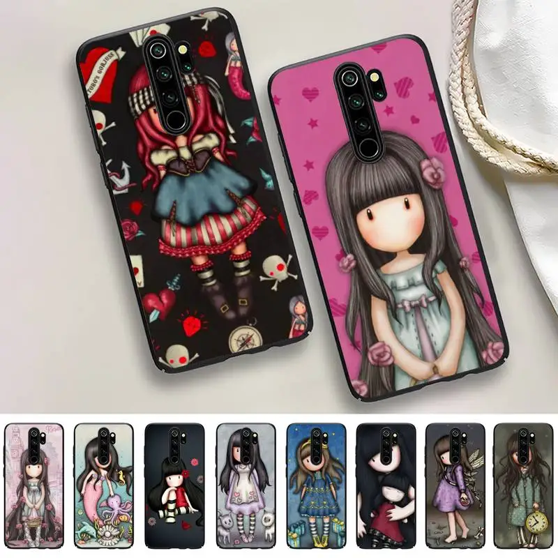 

Cute Girl Kid Art Illustration S-santoro Phone Case for Redmi 5 6 7 8 9 A 5plus K20 4X S2 GO 6 K30 pro