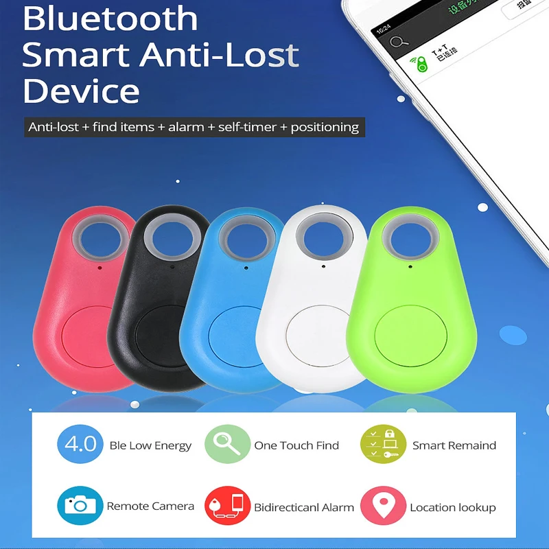 Фото Беспроводной Bluetooth-трекер с функцией защиты от потери, умный маячок-сигнализация для детей, сумок, кошельков, ключей, GPS-локатор с бесплатным мобильным приложением для мониторинга №3
