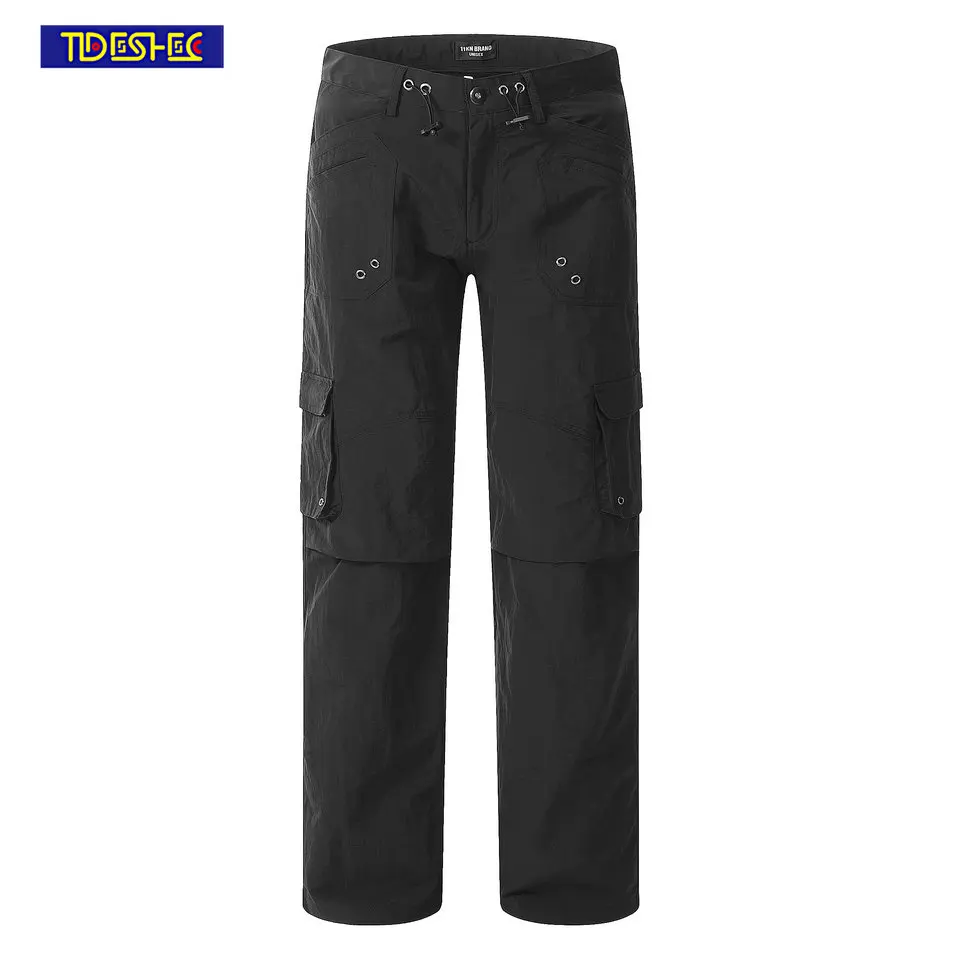 

Прямые брюки большого размера с низкой талией, винтажные Мешковатые повседневные брюки-карго, женская уличная одежда, широкие брюки-карго с несколькими карманами