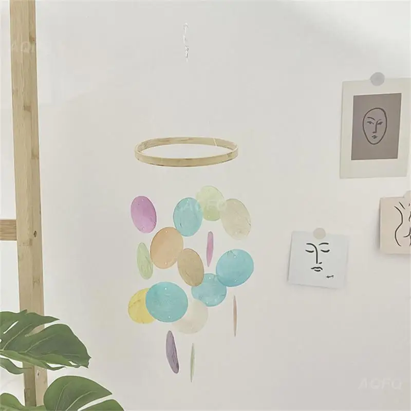 

Ins Diy Wind Chime Fashion Wind Chime Manual White/color Chime Ornaments Party Supplies Home Balcony Decoration 45x12cm