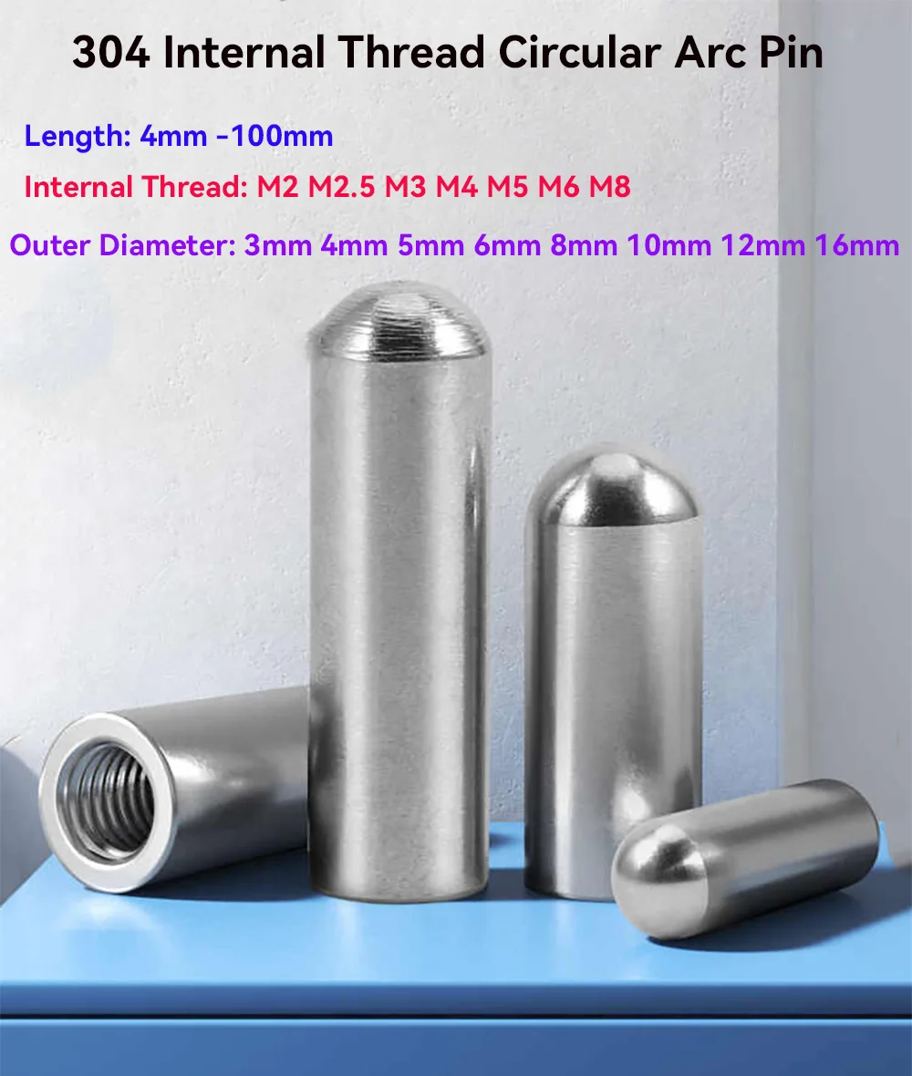 

Дуговой штифт с внутренней резьбой 304 М2-М8