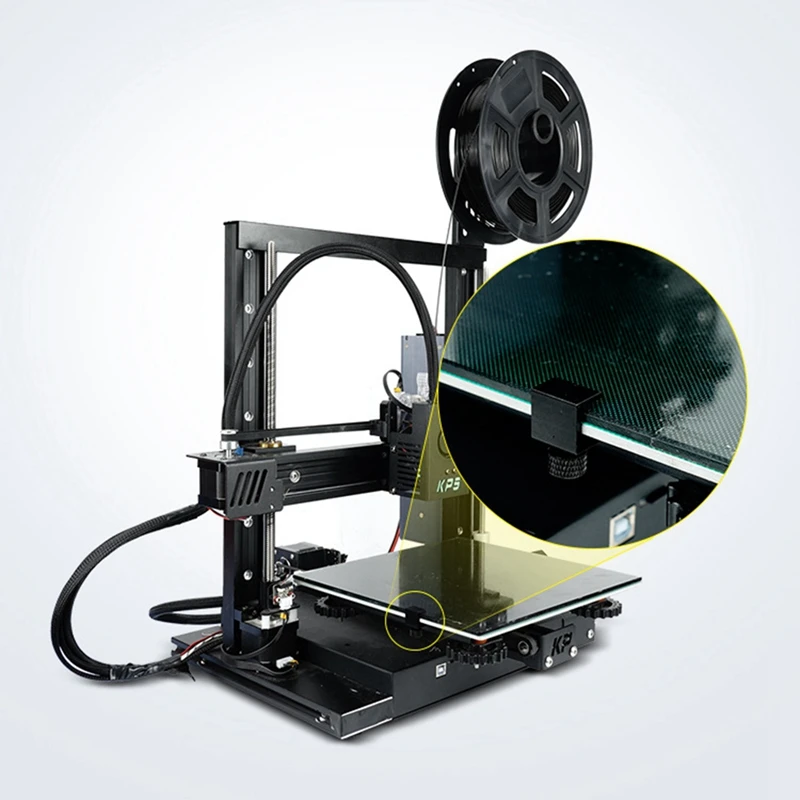 Детали для 3D-принтера 4 шт. зажим тепловой платформы из алюминиевого сплава