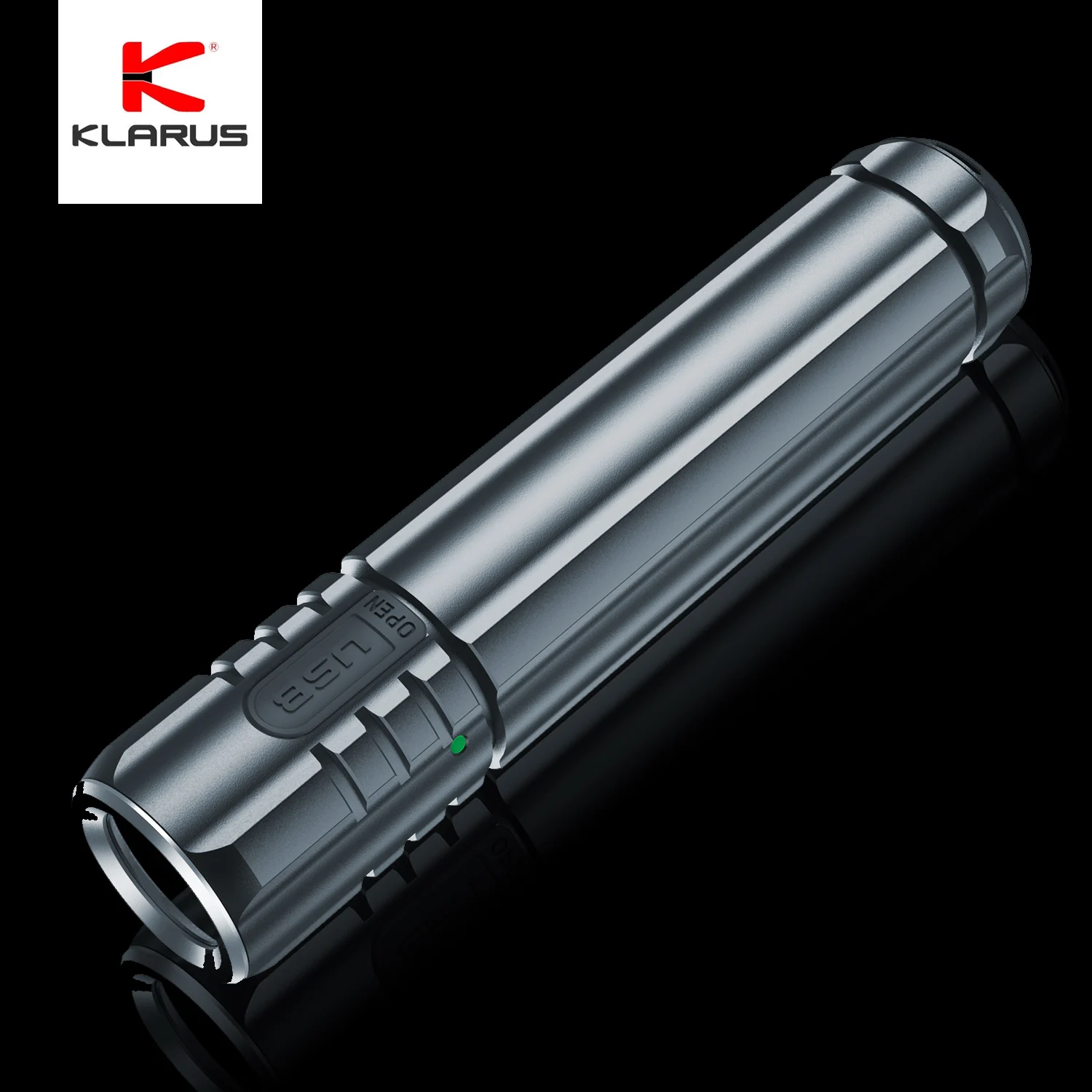 Klarus EC20 Flashlight with 21700 Battery,1100LM LED Rechargeable High Power for Camping, Hiking, Fishing, Self Defense, EDC