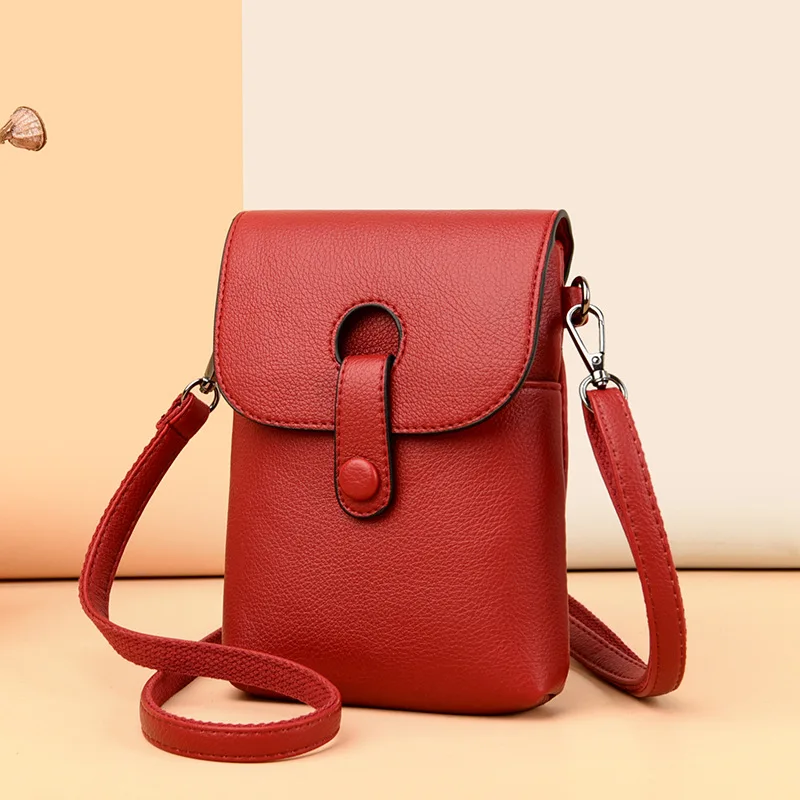 

Women's Bag 2021 New Fashion Coin Purse Crossbody Fashion Korean Simple Solid Color Long Mini One Shoulder Phone Bag