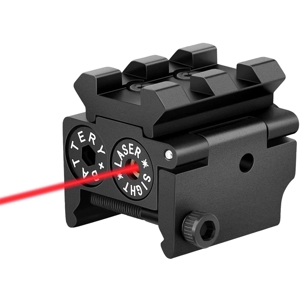 

Mini Red Dot Laser Sight With Picatinny Weaver Rail Mount for Pistol Handgun Rifle Airsoft Tactical Hunting