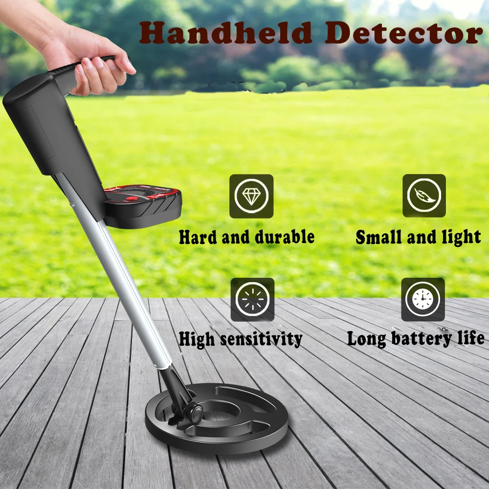 

Портативный металлоискатель, игрушечный детектор с регулируемой высотой, для семьи и родителей, подходит для использования на открытом воздухе, для взрослых и детей