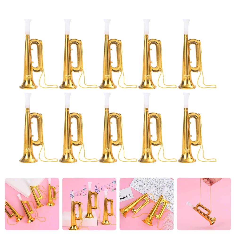 

Toy Kids Trumpet Horn Musical Instruments Instrument Wind Toys Music Plastic Play Cheering Props Playing Noise Maker Trumpets