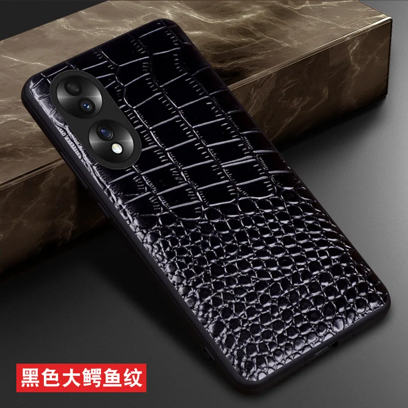 Hot Luxury Genuine Leather Wallet Business Phone Case For Honor 70 Honor70 Pro Cover Credit Card Money Slot Cover Holster