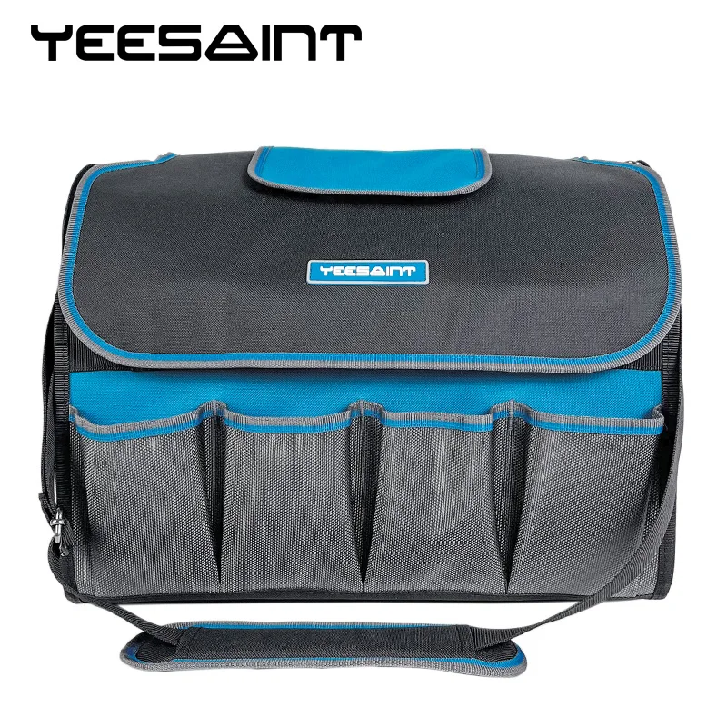 

YEESAINT Large Capacity Heavy Duty Tool Bag Crossbody Removable Cover Portable Steel Tube Bags Multifunction Fishing Tackle Box