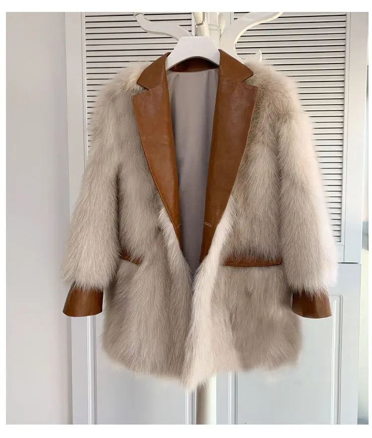 Fur Coat Women Winter Coat for Women 2022 Jacket Women Faux Fur Coat Warm Thicken Fur Jackets for Women Korean Trench Coats