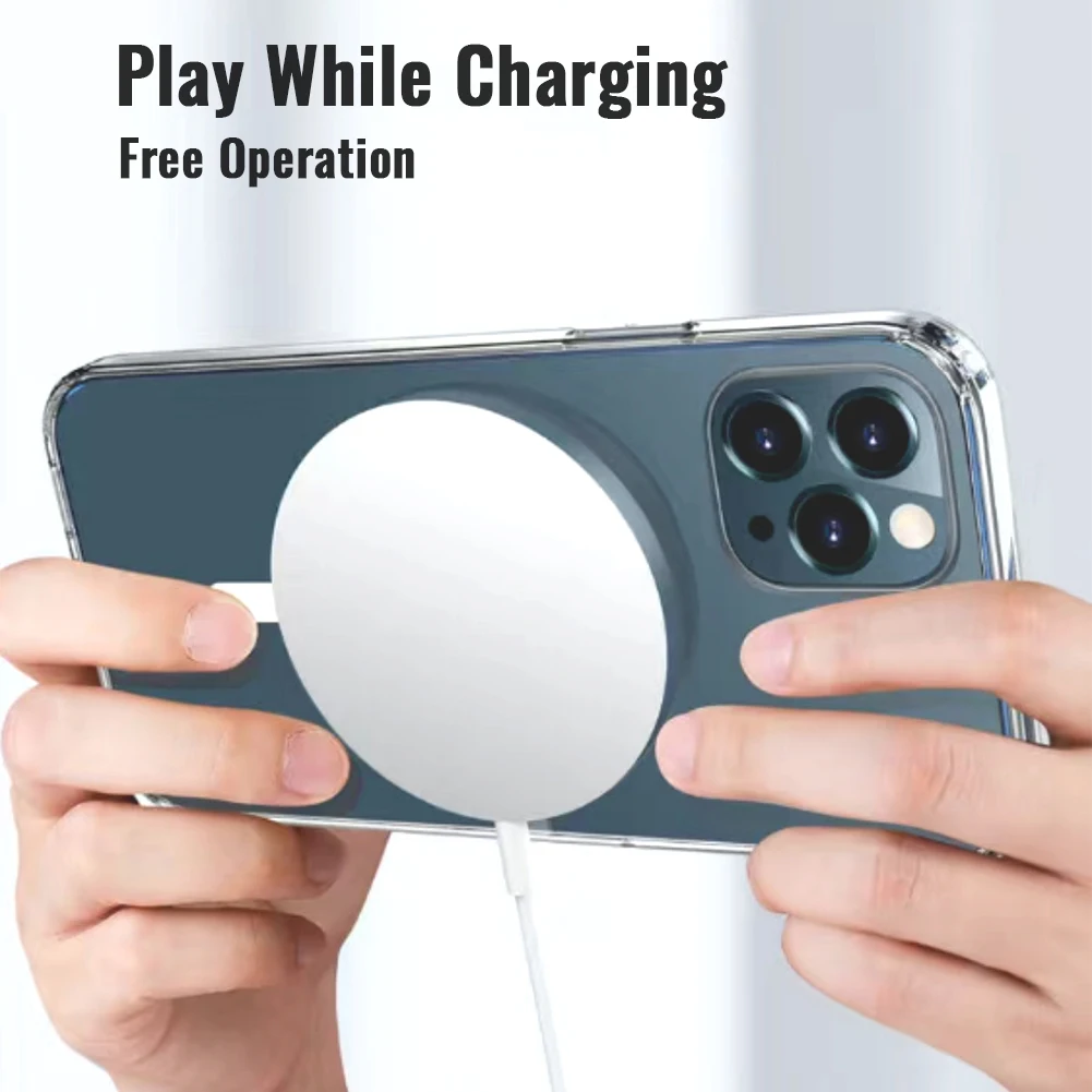 

Case For iPhone 13 12 11 Pro XS Max Magnetic Wireless Charge Cover For iPhone XR X 12 13 Mini Protection Shockproof