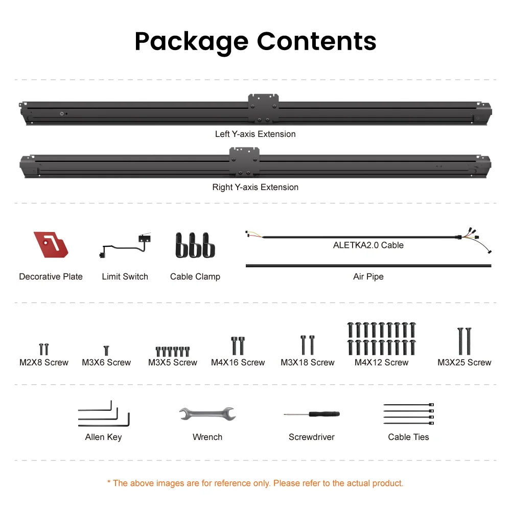 

Комплект расширения оси Y AlgoLaser, комплекты расширения площади лазерного гравера для DIY KIT MK2 Alpha MK2, 40*85 см, длинный рабочий размер