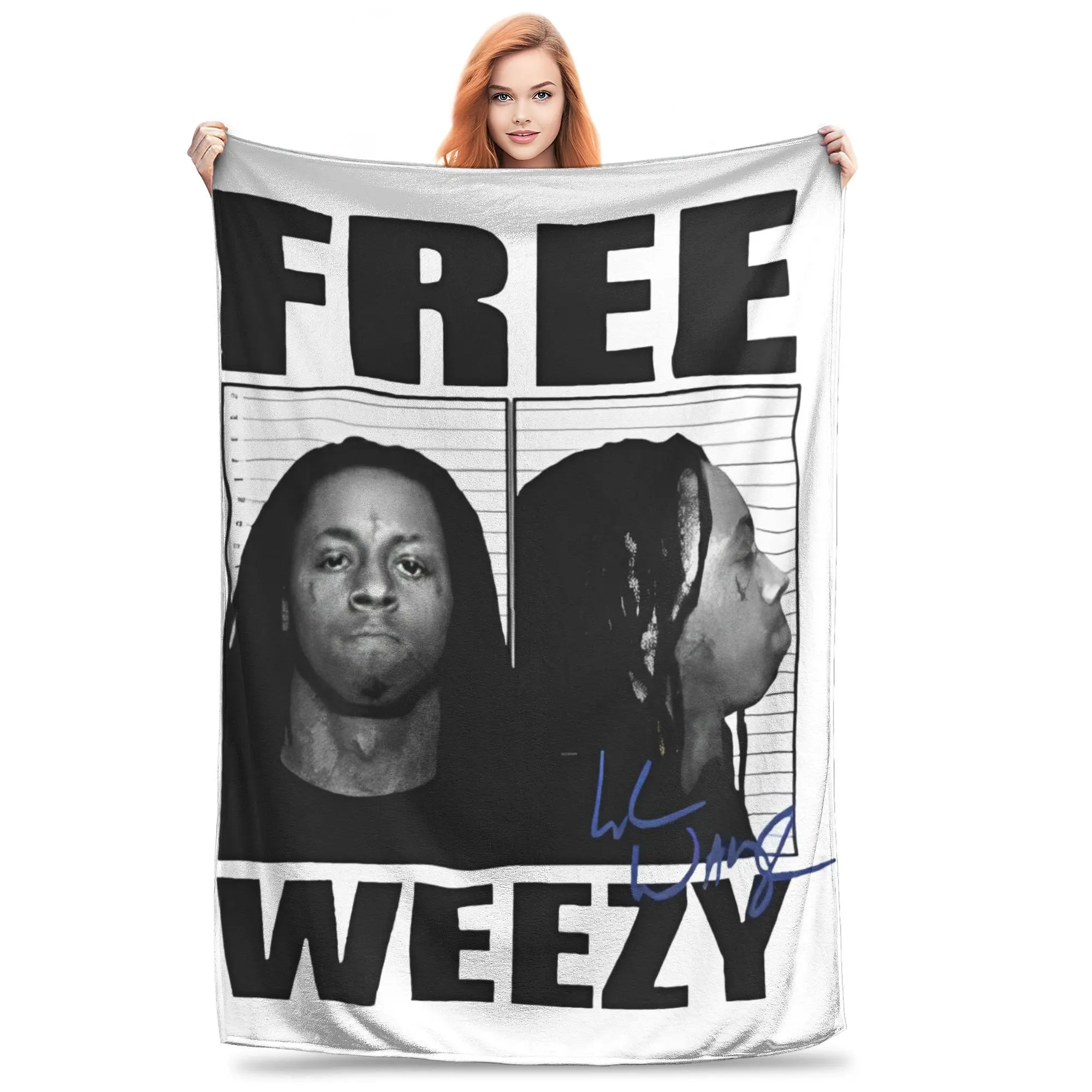 Бесплатный аксессуар weezy в стиле хип-хоп одеяла из мягкого бархата удобное