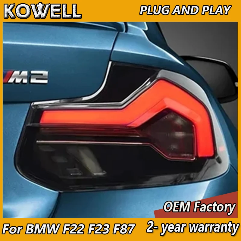 Стайлинг автомобиля для BMW F22 Задний фонарь 2014-2019 F23 F87 M2C 220i 225i DRL Противотуманный