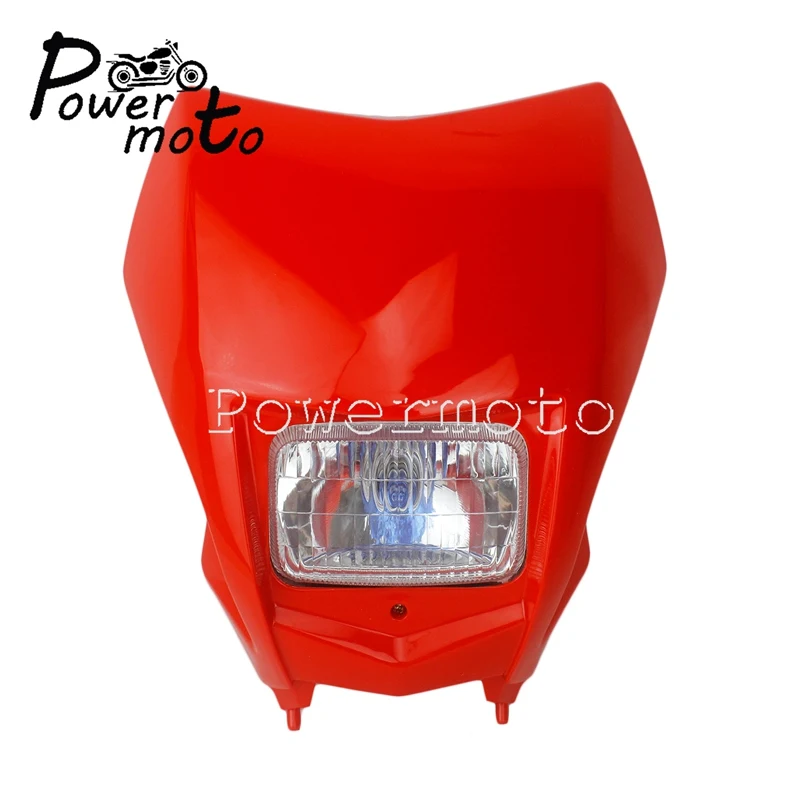 

Фара для мотокросса, гоночная, HI/LO, передний фонарь для велосипеда, для Honda CRF 230F 150F 250R 450R 450L Yamaha Kawasaki 2020