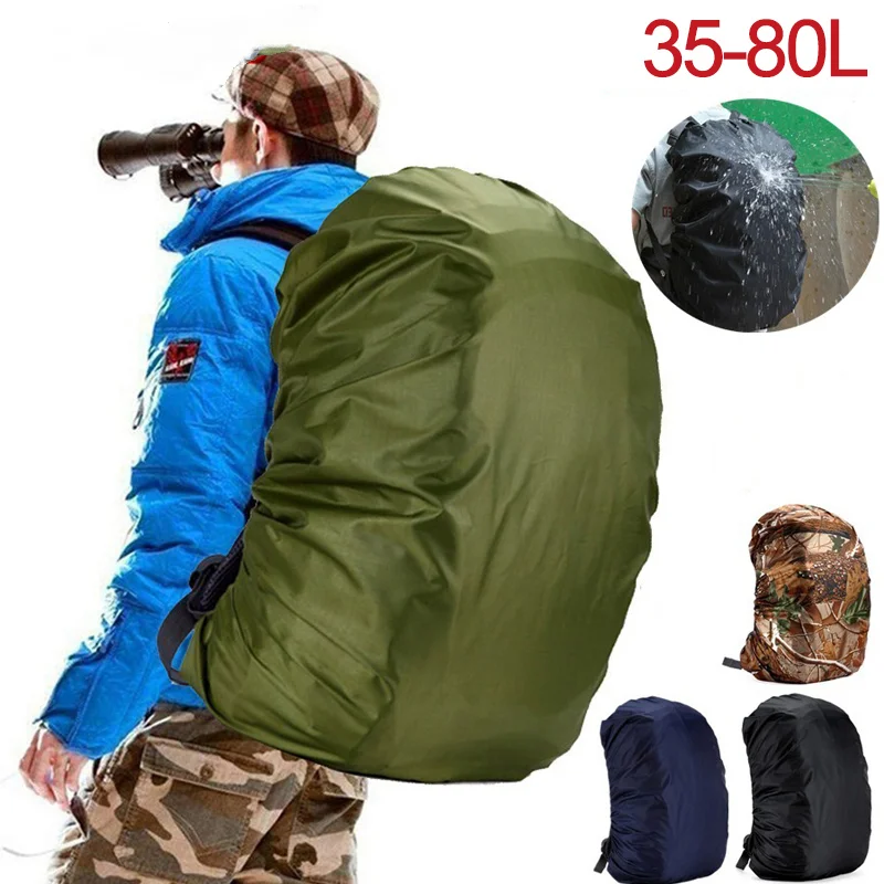 

35-80L Backpack Rain Cover Outdoor Hiking Climbing Bag Cover Waterproof Rain Cover for Backpack Universal Rain Cover Hot Sale