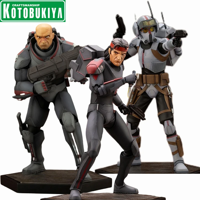

Kotobukiya 1/7 ARTFX Звездные войны: плохая партия эвакуатор Hunter Tech аниме экшн-фигурки коллекционные модели орнамент для мальчиков подарок