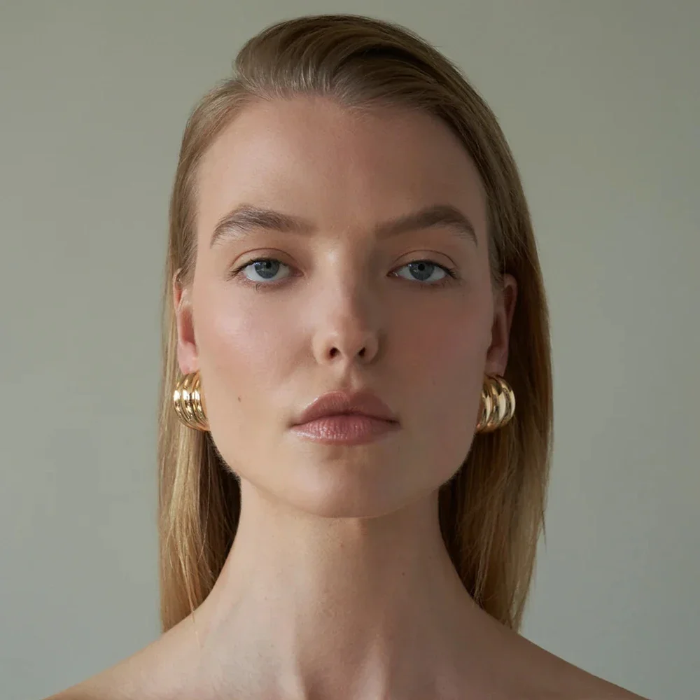 Золотые серьги-кольца Doyours