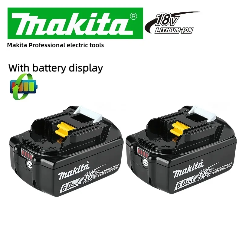 Оригинальная аккумуляторная батарея Makita 18 В 6000 мАч для TW004G 무브러시 드라이버 DDF487 DTD173