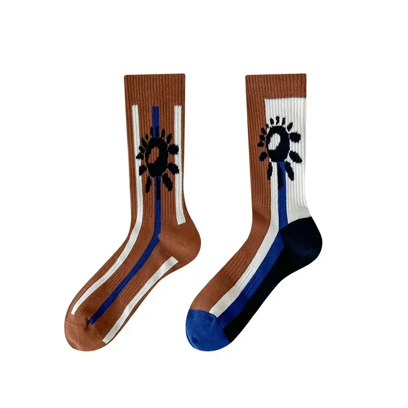 AB Новые носки для пар Минималистичные средней длины Персонализированные