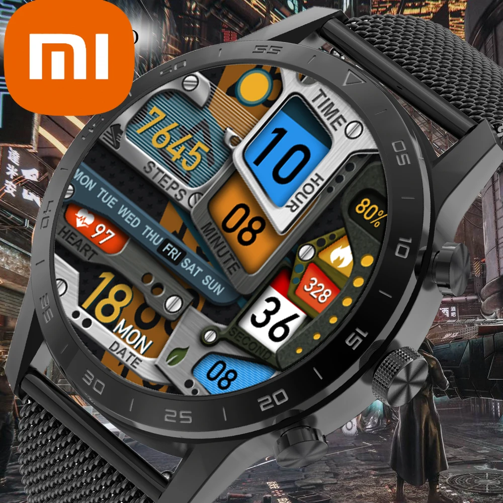 

Xiaomi 454*454 HD Screen Smart Watch Men Call Wireless Charger Rotary Button Sports Fitness Music Play ECG Smartwatch Women
