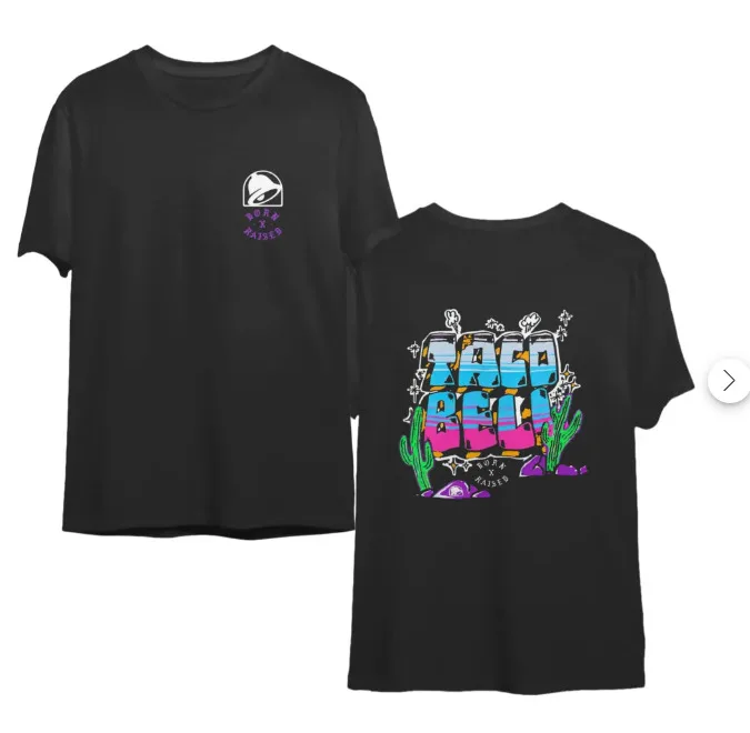 Приподнятая рубашка Taco Bell Born X